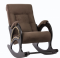 Кресло-качалка "Модель 44" венге/кофе