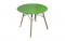 Стол обеденный "Eames DST 3" зеленый круглый