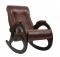 Кресло-качалка "Модель 4 б/л" венге/кофе миниатюра