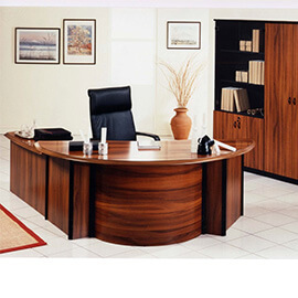 Офисная мебель для руководителя и персонала, офисные кресла и стулья, компьютерные и письменные столы, стеллажи и полки.