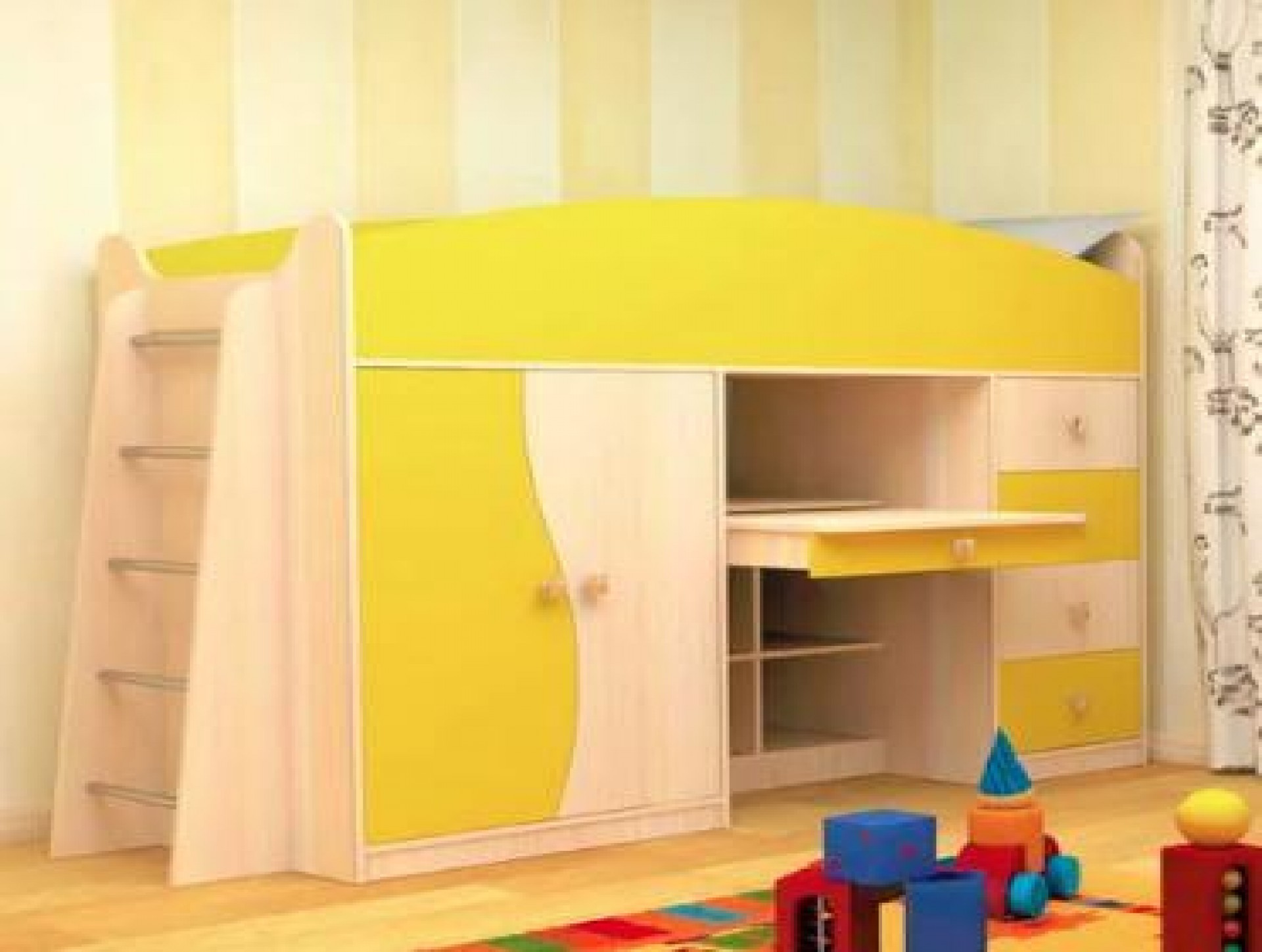 Детская кровать комплекс "Бэмби" приобрести в Томске