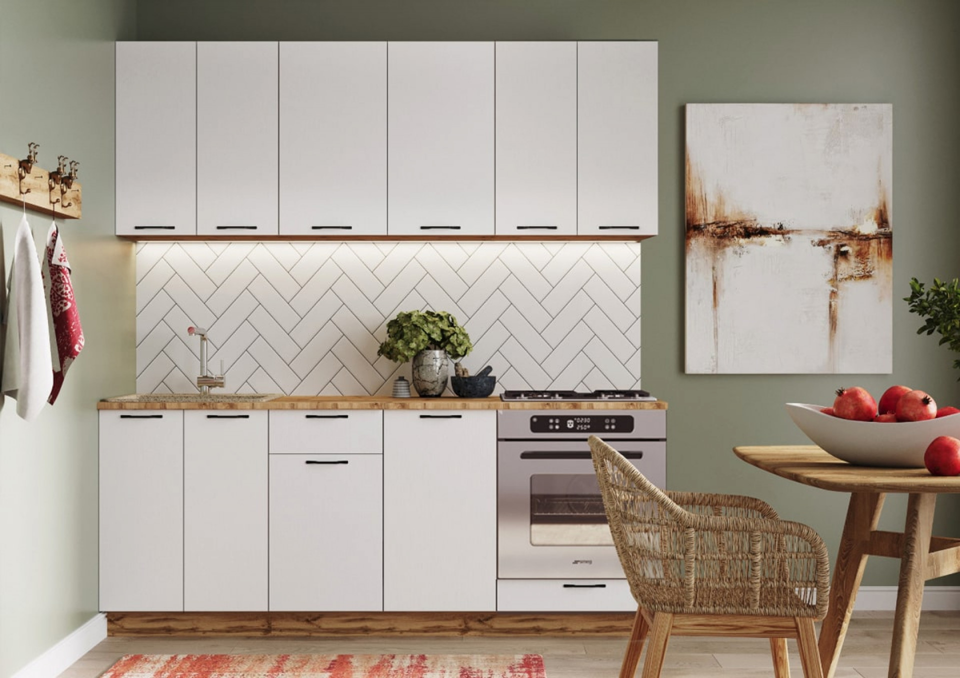 Кухня &quot;Лайн&quot; 2,0 ЛДСП  ВС