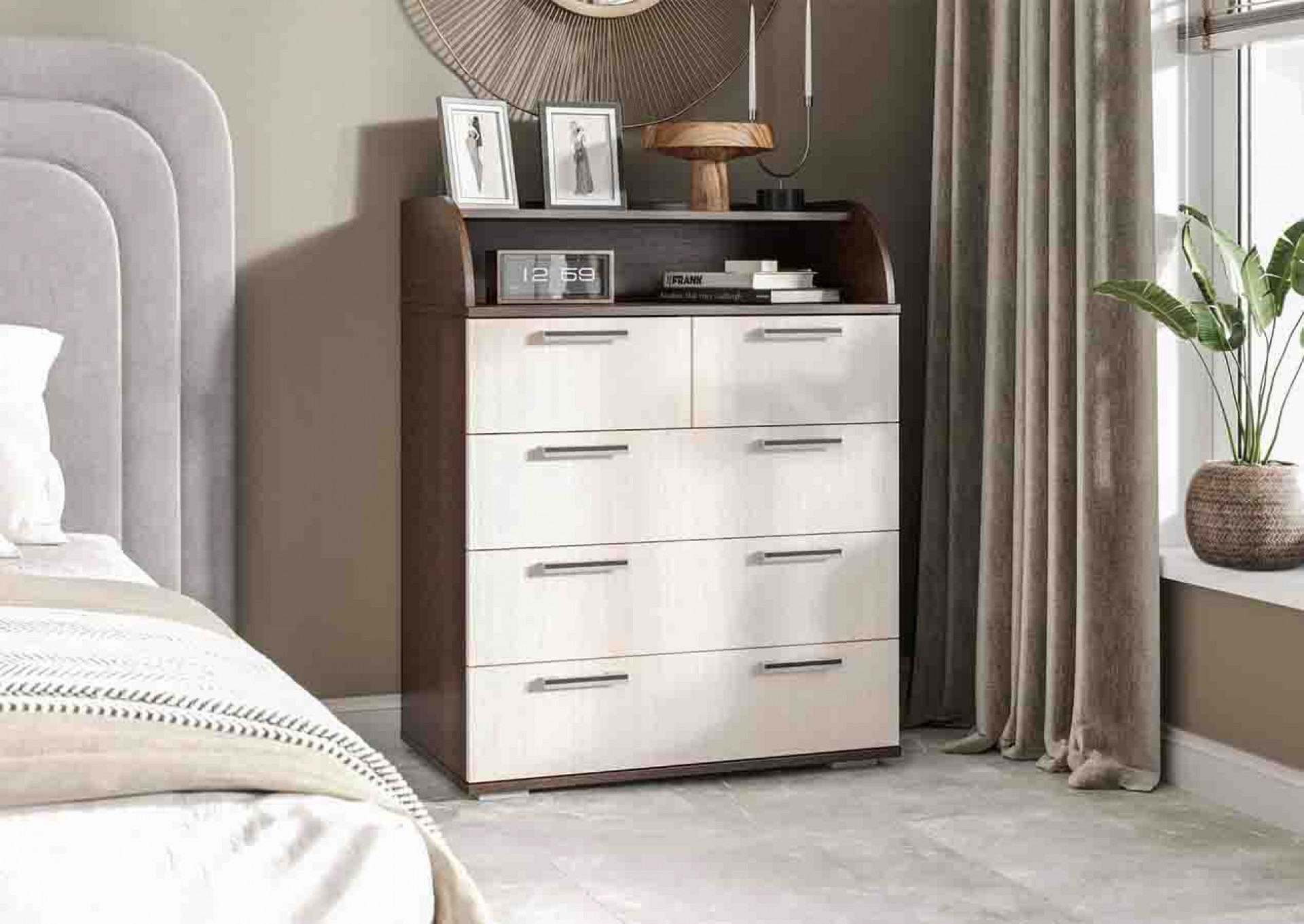 Комод 5 ящиков и 1 полка. К-1(К-1М)