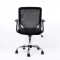 Кресло Barneo K-139 для персонала черная ткань черная сетка Мебель БиН