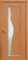 Двери с покрытием ПВХ "Ирэн" миланский орех со стеклом