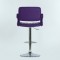 Барный стул "N-135 Gregor" фиолетовая кожа купить в Томске 