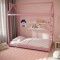 Детская кровать-домик "Каркас" розовая фото