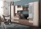 Шкаф пенал "Ронда" ШКР 450.1 в интерьере гостиной фото