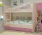 Кровать 2х-ярусная "Мая-Сафари" розовая фото