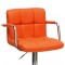 Барный стул "N-69 Kruger Arm" оранжевая кожа в томске