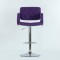 Барный стул "N-135 Gregor" фиолетовая кожа фото 